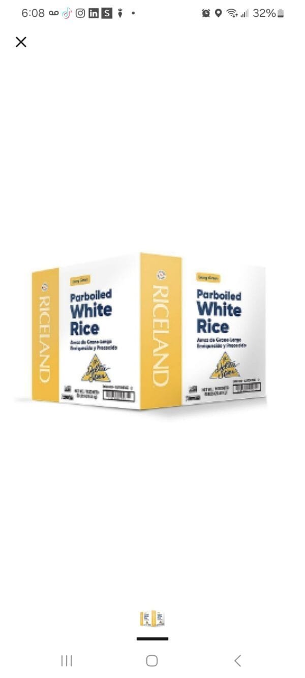 Deltastar Parboiled Rice 50LBS box - Image 3